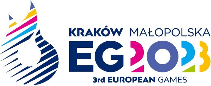 Logo Igrzysk Europejskich Kraków-Małopolska 2023